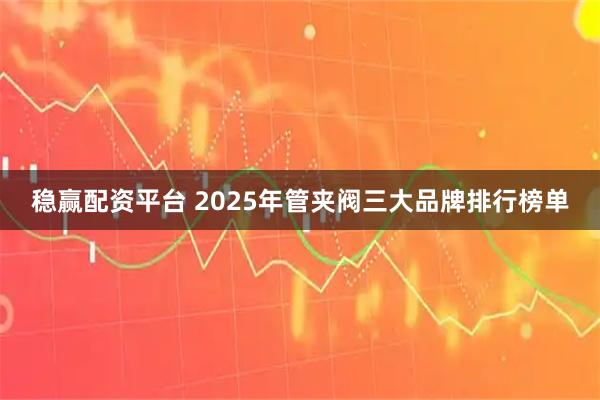 稳赢配资平台 2025年管夹阀三大品牌排行榜单